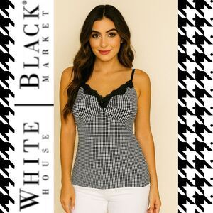 White House | Black Market Houndstooth Camisole